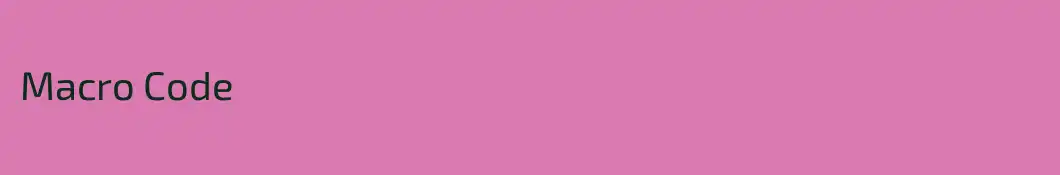 Macro Code